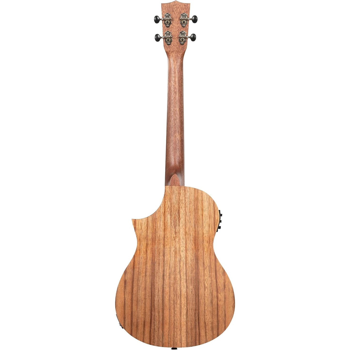 Kala KA-TK-B-CE Teak Tri-Top Baritone Acoustic-Electric Ukulele - Natural