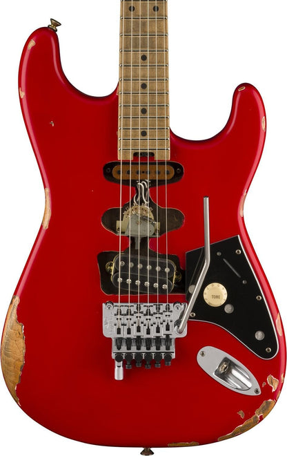 EVH Frankenstein Relic Series Electric Guitar - Maple Fingerboard, Red