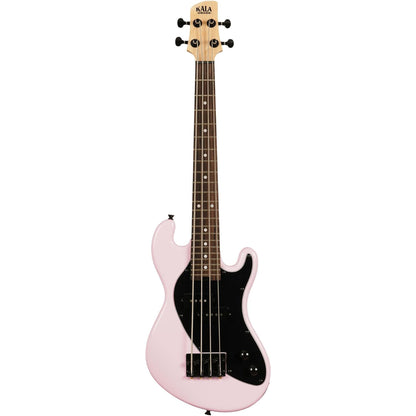 Kala Solidbody U-Bass Electric Bass Guitar - Pale Pink