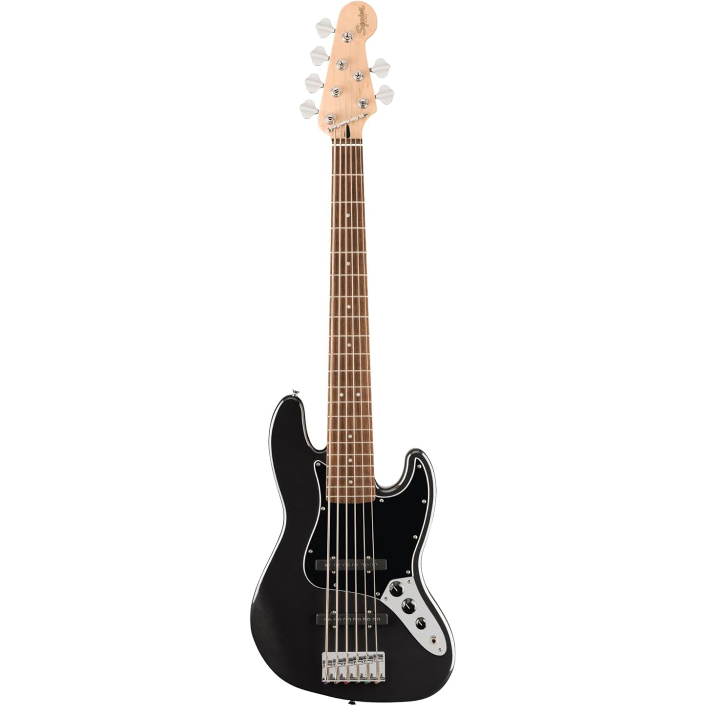 Squier Affinity Series Jazz Bass VI 6 String - Black Metallic