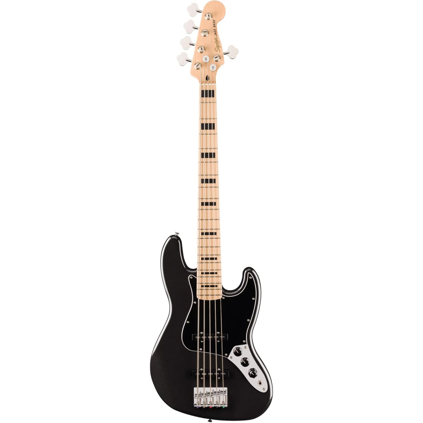 Squier Affinity Series Active Jazz Bass V - Black Metallic