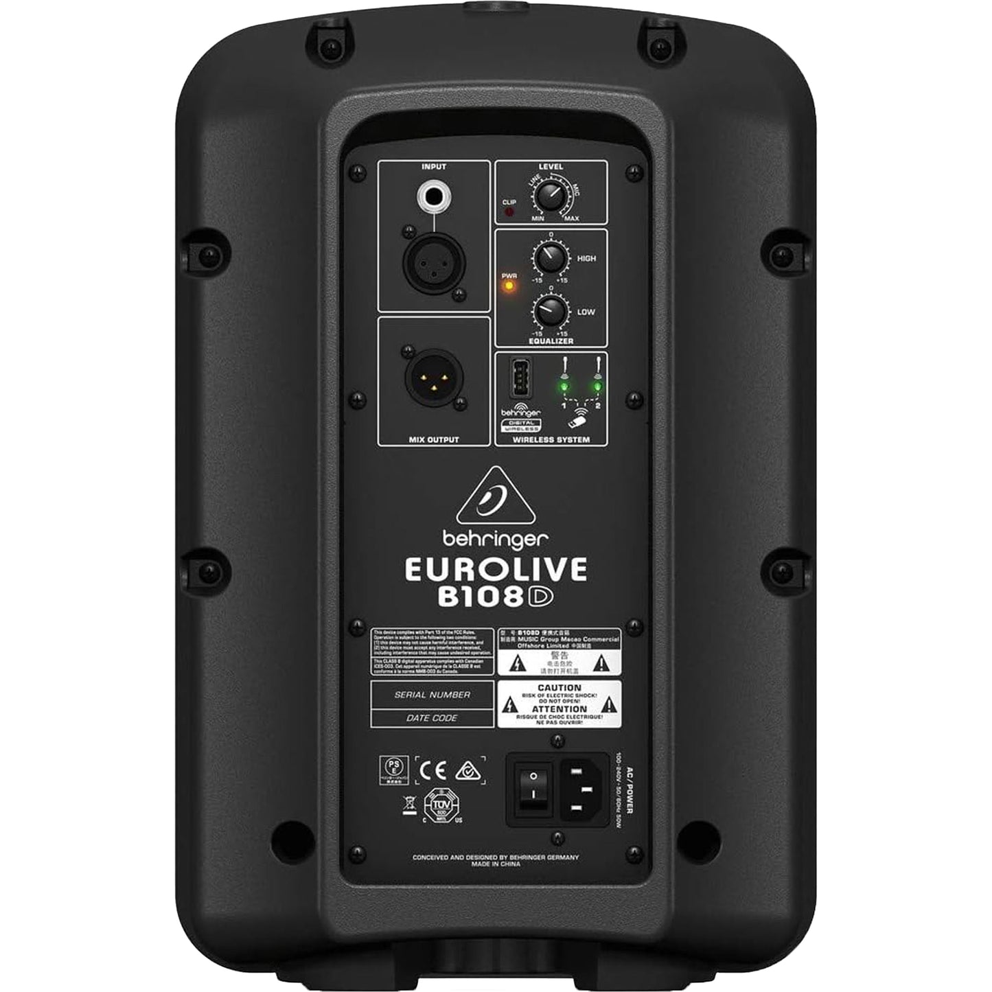 Behringer Eurolive B108D 300W 8” Powered Speaker