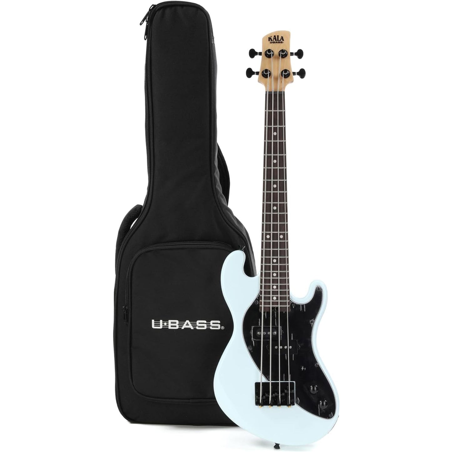 Kala Solidbody U-Bass Electric Bass Guitar - Powder Blue