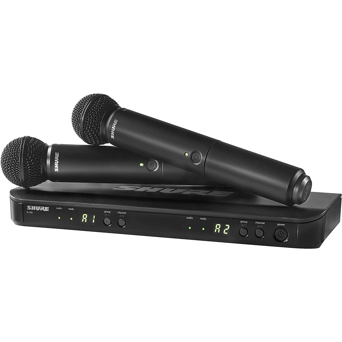 Shure BLX288/SM58BK-J11 Dual SM58 Wireless Vocal System - Blackout Edition