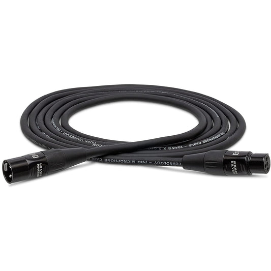 Hosa HMIC-015 Pro Microphone Cable, REAN XLR Female to XLR Male, 15ft