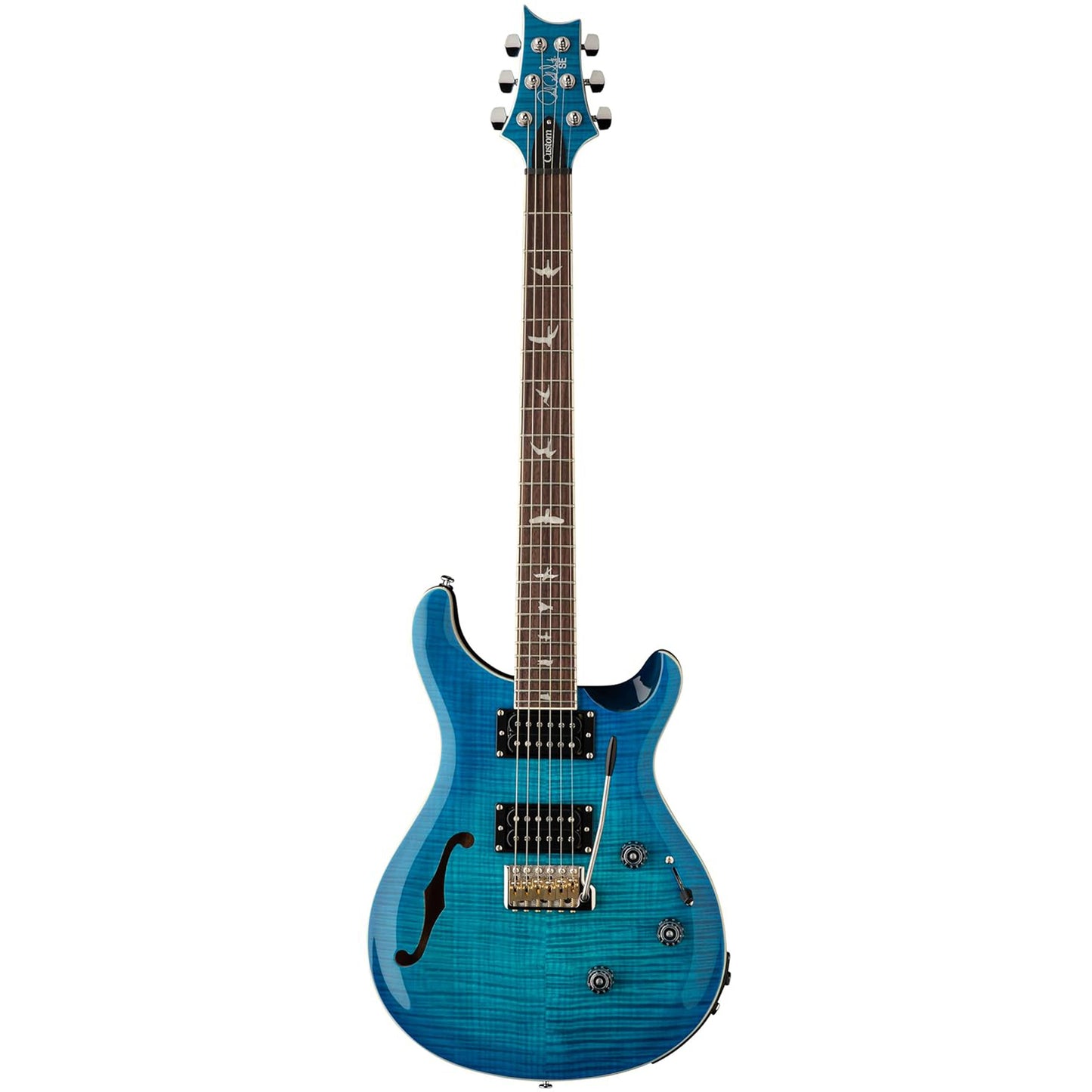 PRS SE Custom 24 Semi-Hollow Piezo - Lake Blue