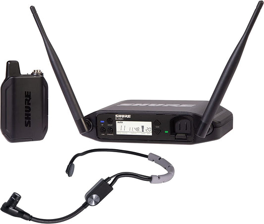 Shure GLXD14+ Dual-Band Wireless Performance Headset System - Z3: 2.4, 5.8 GHz