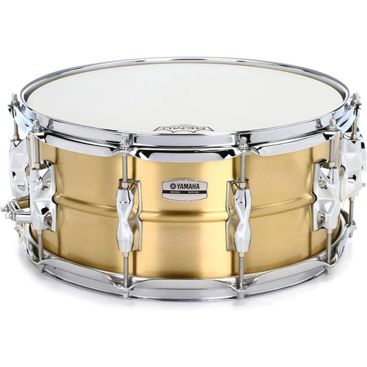 Yamaha RRS-1465 Recording Custom Brass Snare Drum - 6.5x14” - Brushed