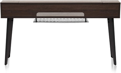 Gator GFW-ELITEKEYTBL88-BRN 88-Note Keyboard Table in Dark Walnut Finish