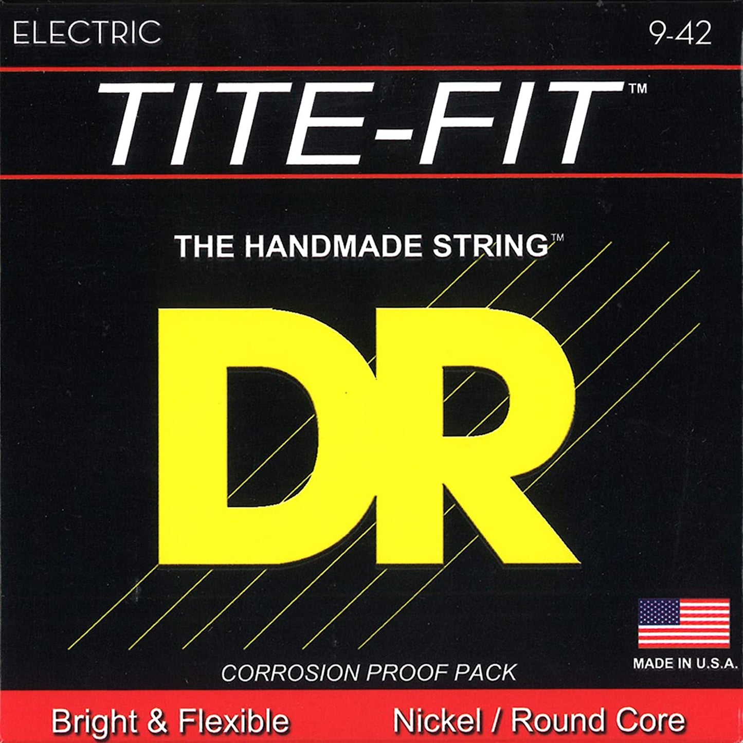 Dr Strings LT-9 Tite-Fit Electric Guitar Strings 9-42