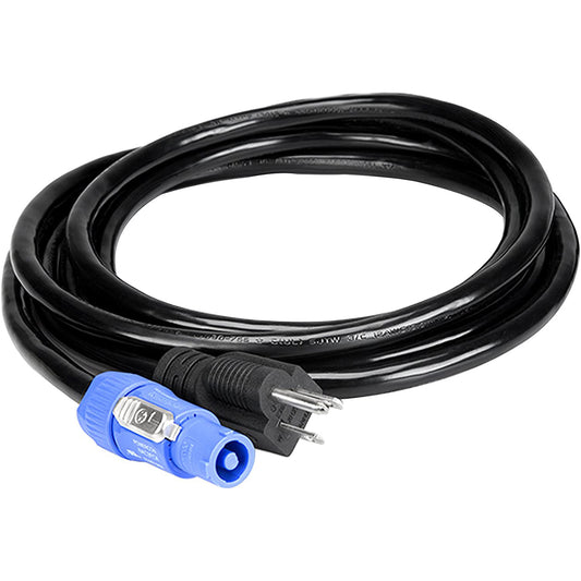 Hosa PWN-210 NEUTRIK PowerCon to NEMA 5-15P Power Cord, 10 Feet