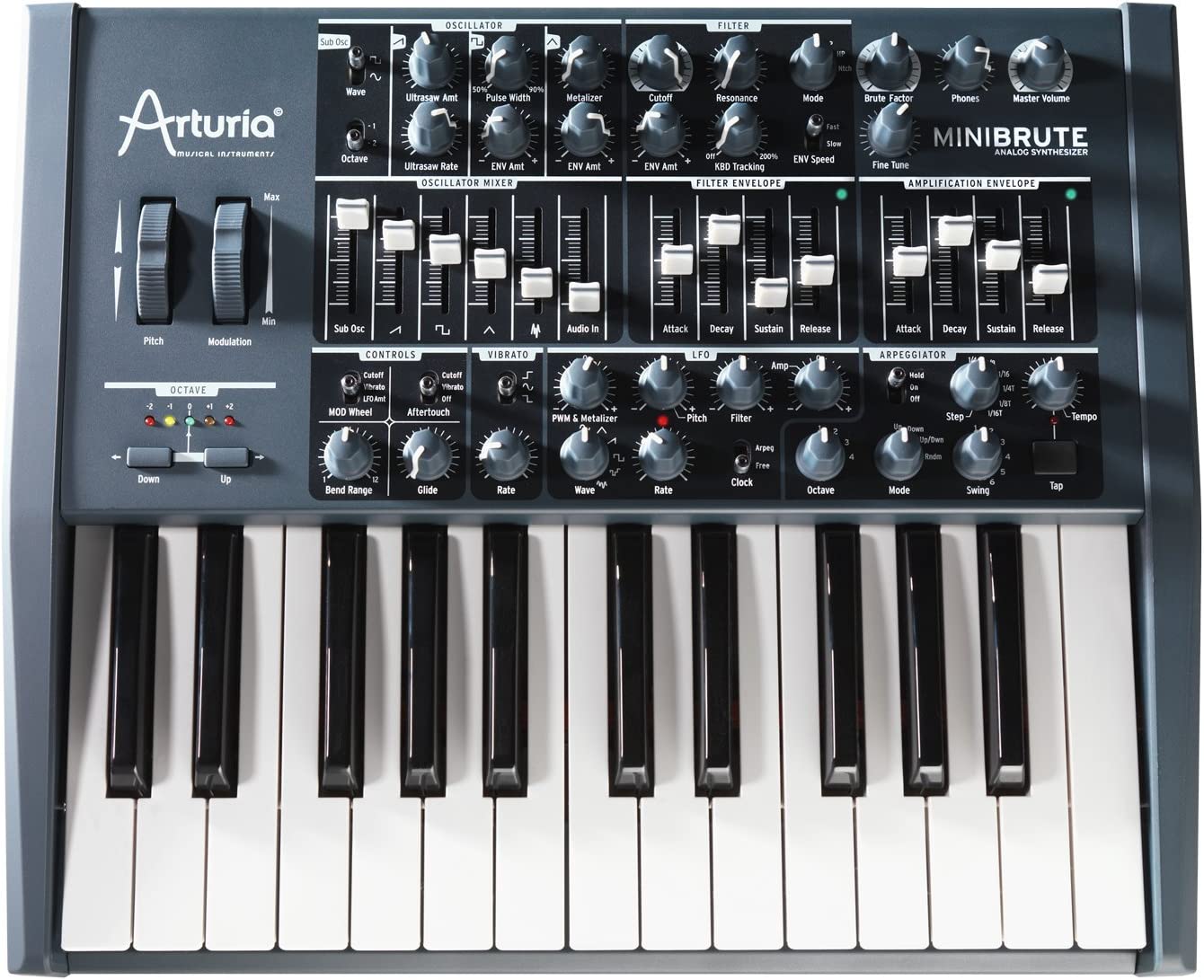 Arturia MiniBrute Monophonic 25-Note Analog Synthesizer MINIBRUTE