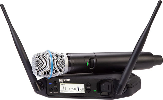 Shure GLXD24+ Digital Wireless Handheld System with Beta 87A Capsule