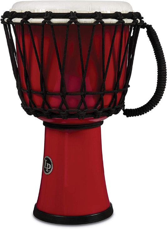 Latin Percussion LP1607RD Djembe, Red, 7-inch