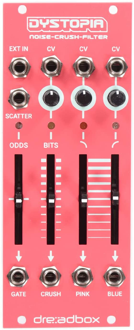 Dreadbox Dystopia 10 hp Noise Generator, Bit Crusher, and Dual Filter