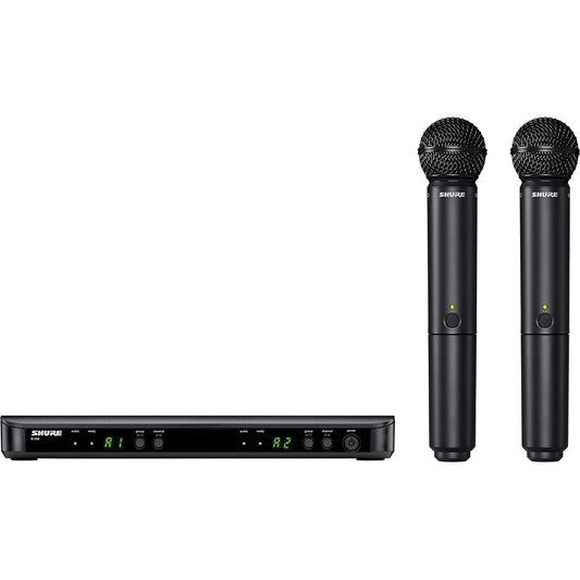 Shure BLX288/SM58BK-H10 Dual SM58 Wireless Vocal System - Blackout Edition