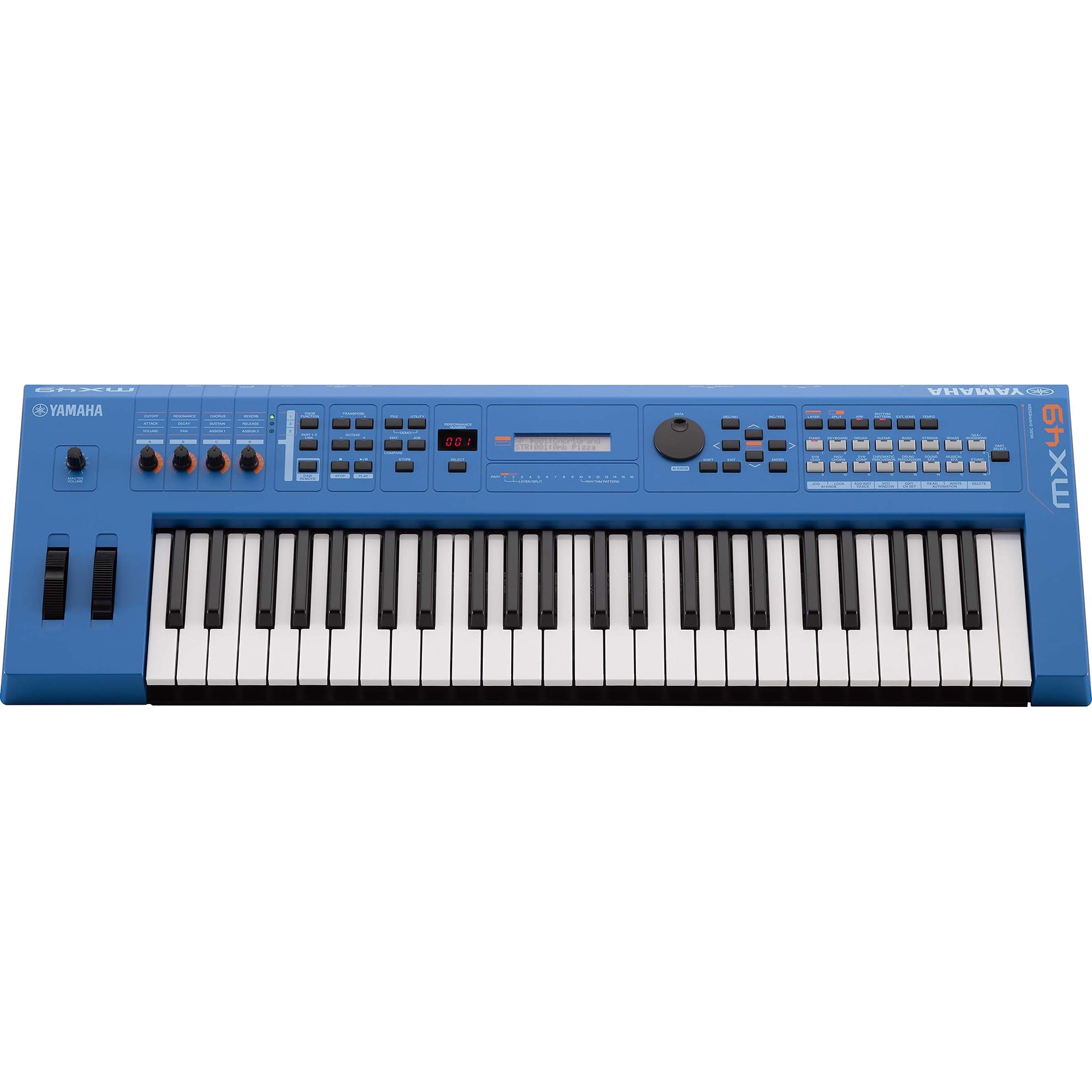 Yamaha MX49 v2 Music Production Synthesizer (Blue) – Alto Music