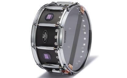 Pearl Matt McGuire Signature 6.5x14 Snare Drum - Coated Matte Black