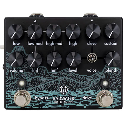 Walrus Audio Badwater Bass Preamp DI Pedal