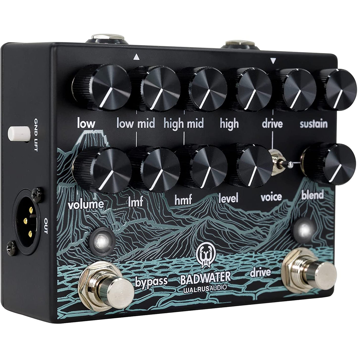 Walrus Audio Badwater Bass Preamp DI Pedal