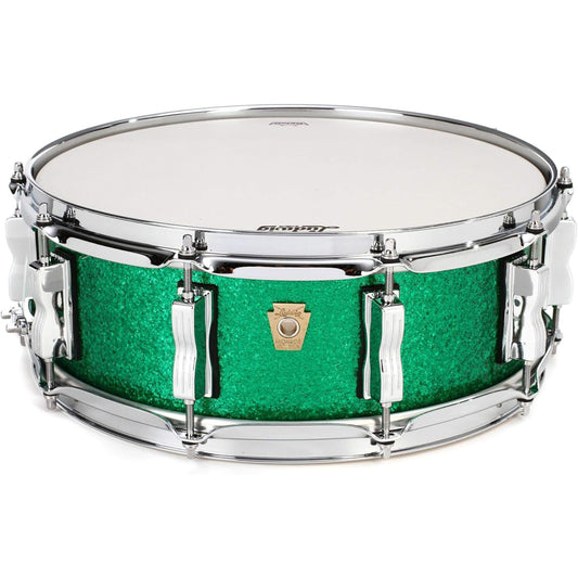 Ludwig Classic Maple 5x14 Snare Drum - Green Sparkle