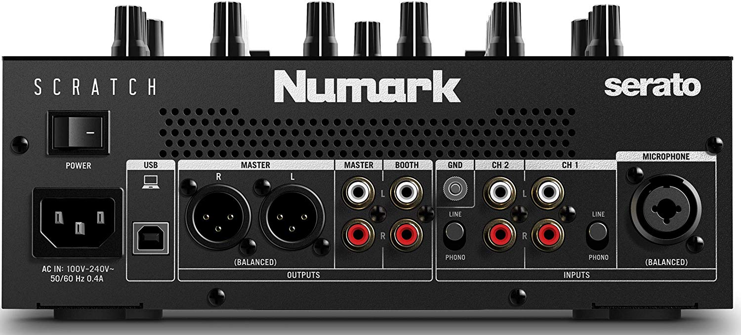 Numark Scratch 2-channel Scratch Mixer for Serato DJ Pro – Alto Music