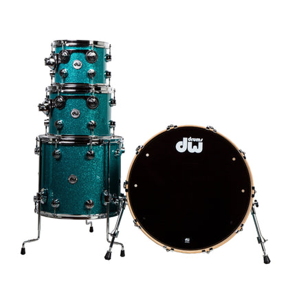 Drum Workshop Collectors Series 333 Series Shell - Teal Glass