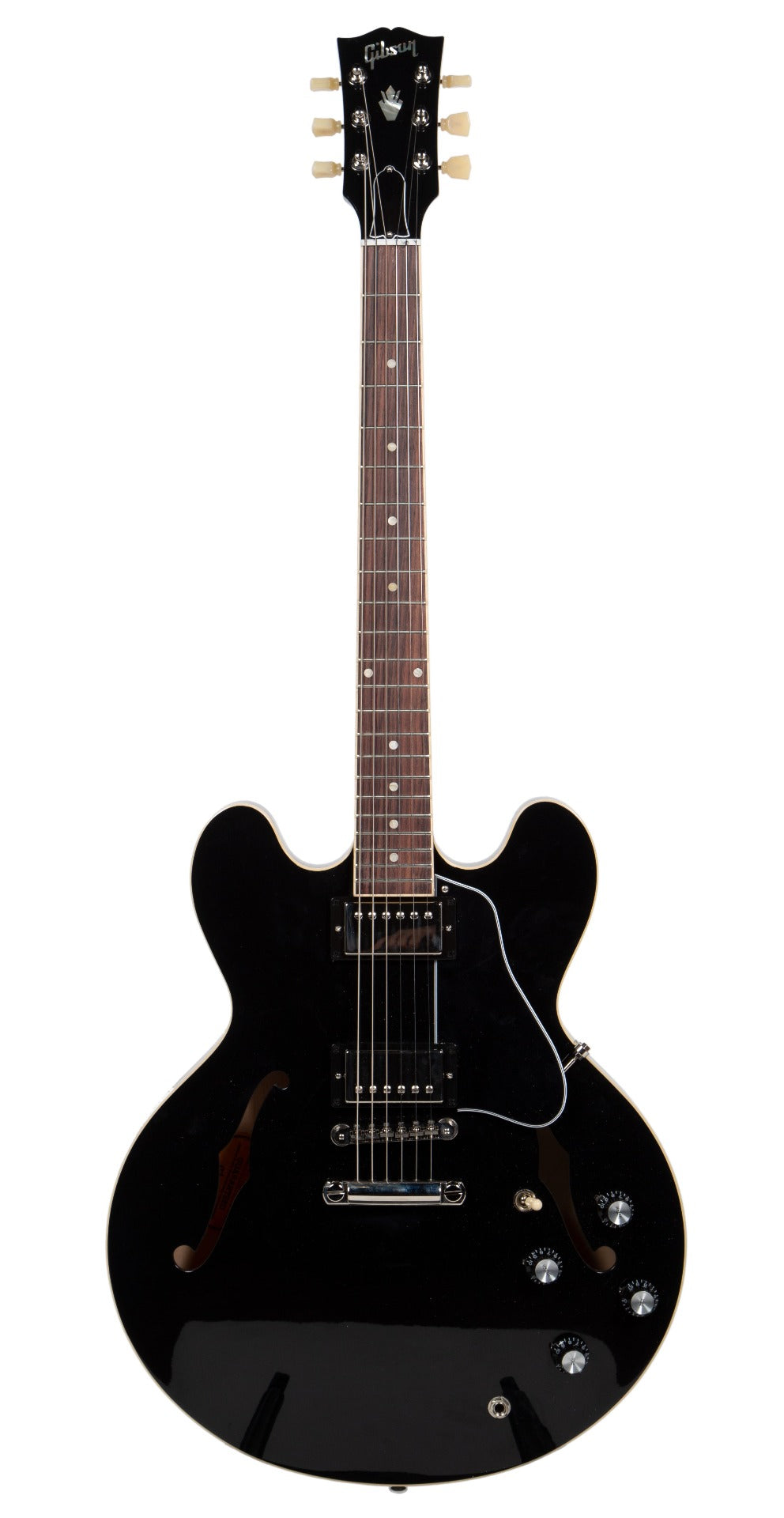 Gibson ES-335 Semi Hollow Electric Guitar in Vintage Ebony