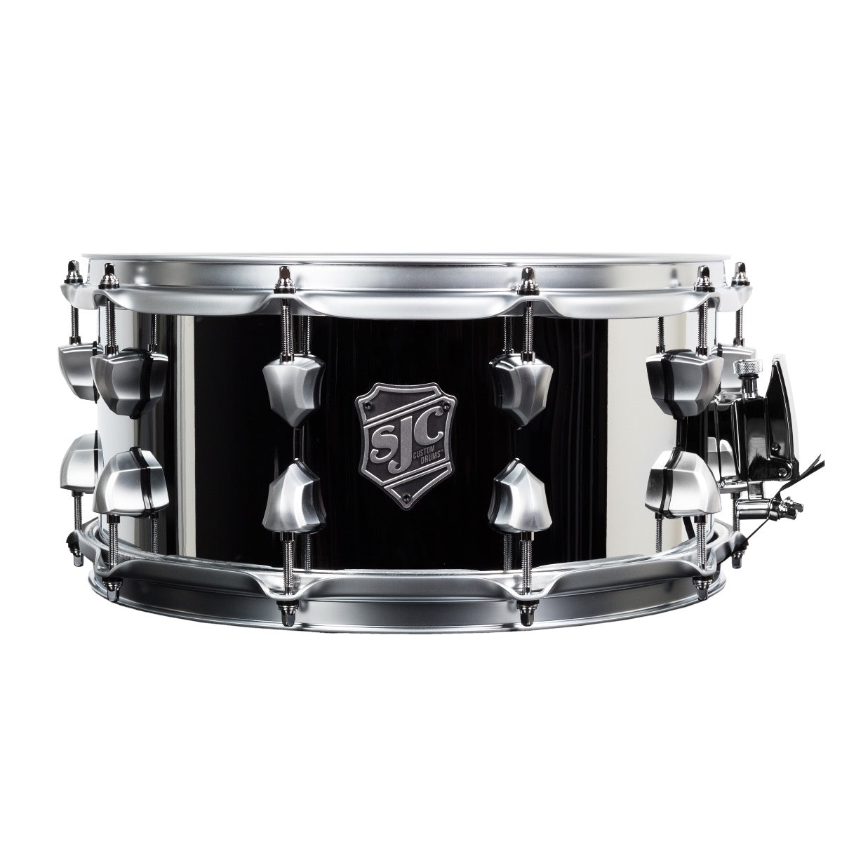 SJC 6.5” x 14” Chrome Over Steel Snare Drum - Satin Chrome Hardware