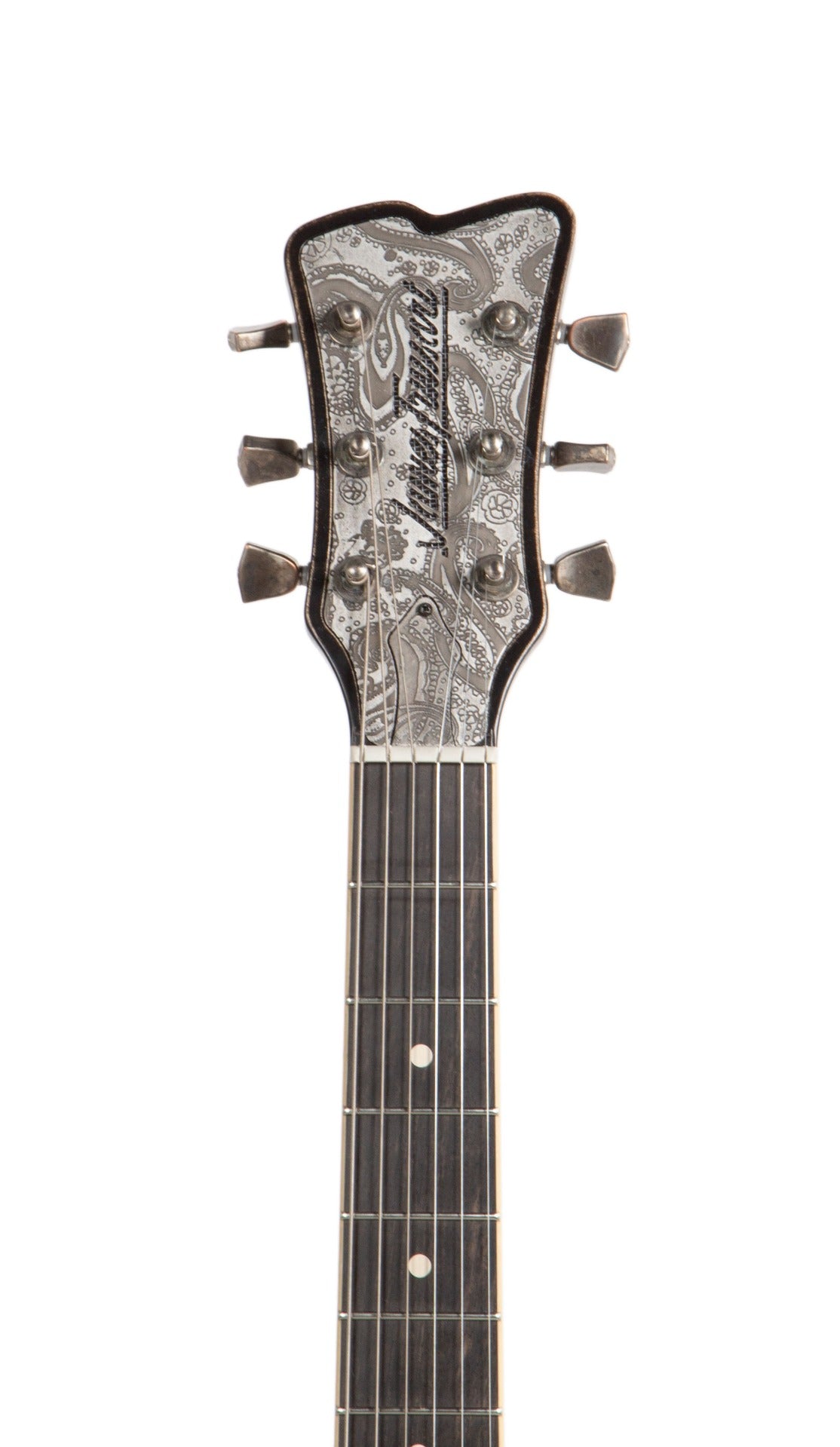 Trussart Steel Deville Electric Guitar in Silver Paisley