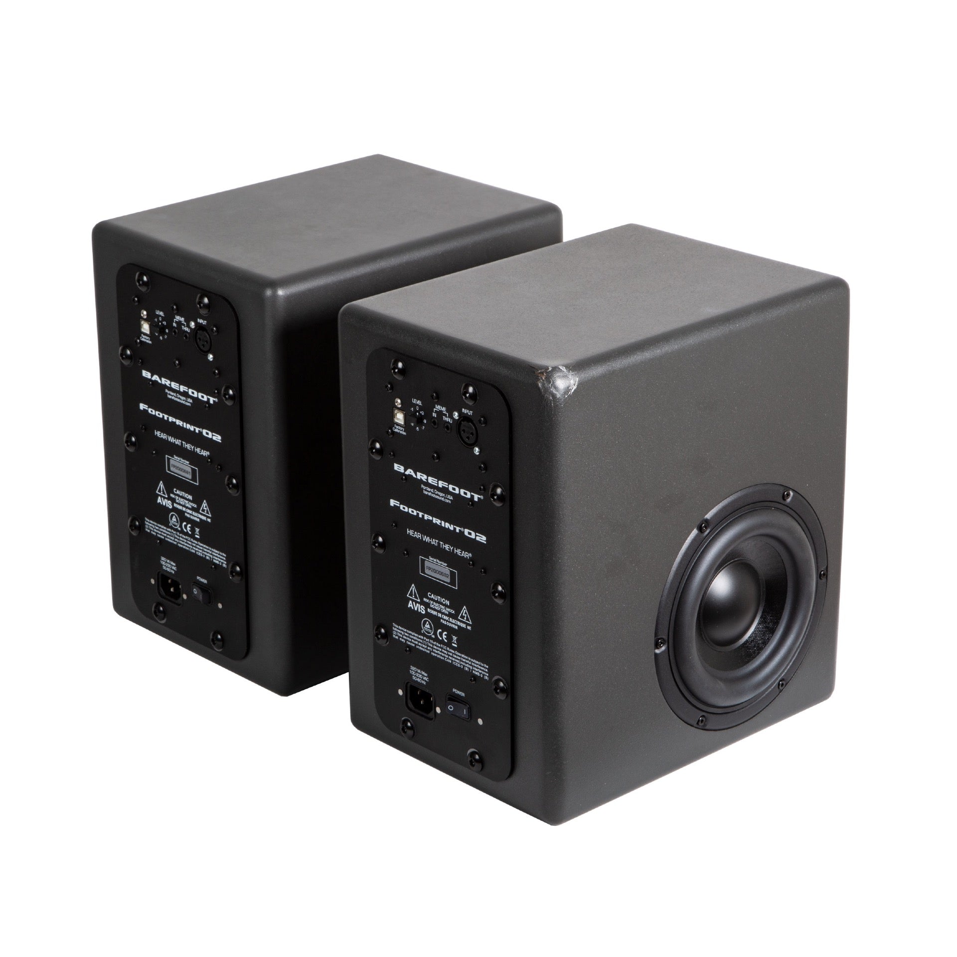 Barefoot Footprint02 3-Way Active Studio Monitor - Pair