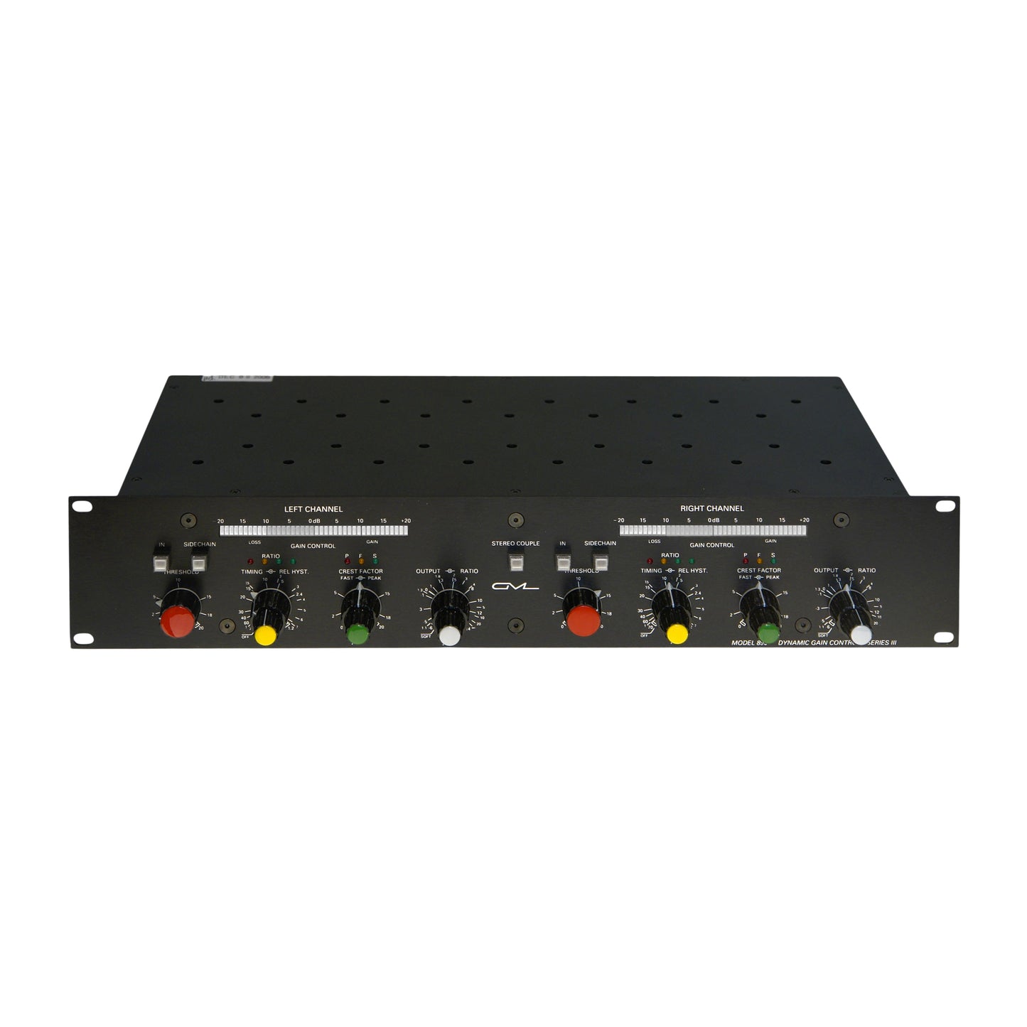 GML 8900 2-Channel Dynamic Range Controller with 9015 Power Supply