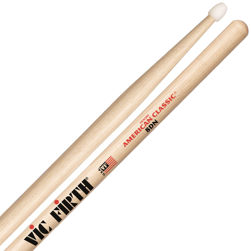 VIC FIRTH 8D NYLON TIP DRUMSTICKS