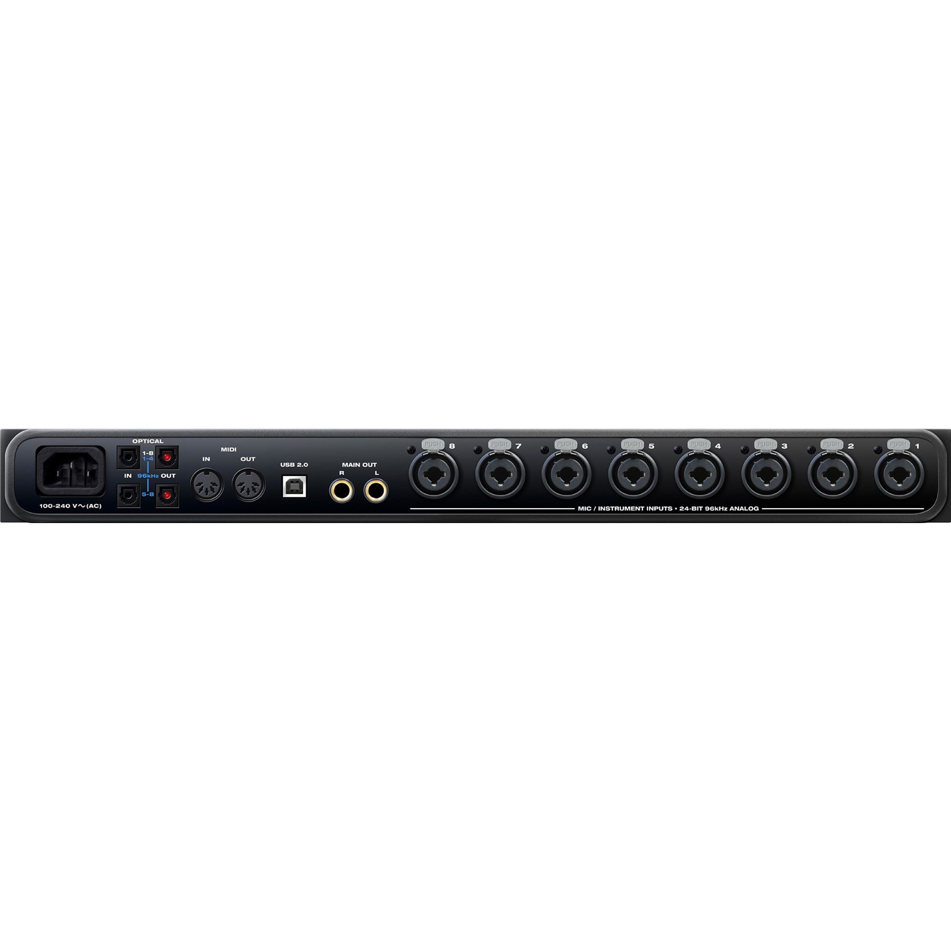 MOTU 8pre 16x12 USB Audio Interface and Optical Expander with 8