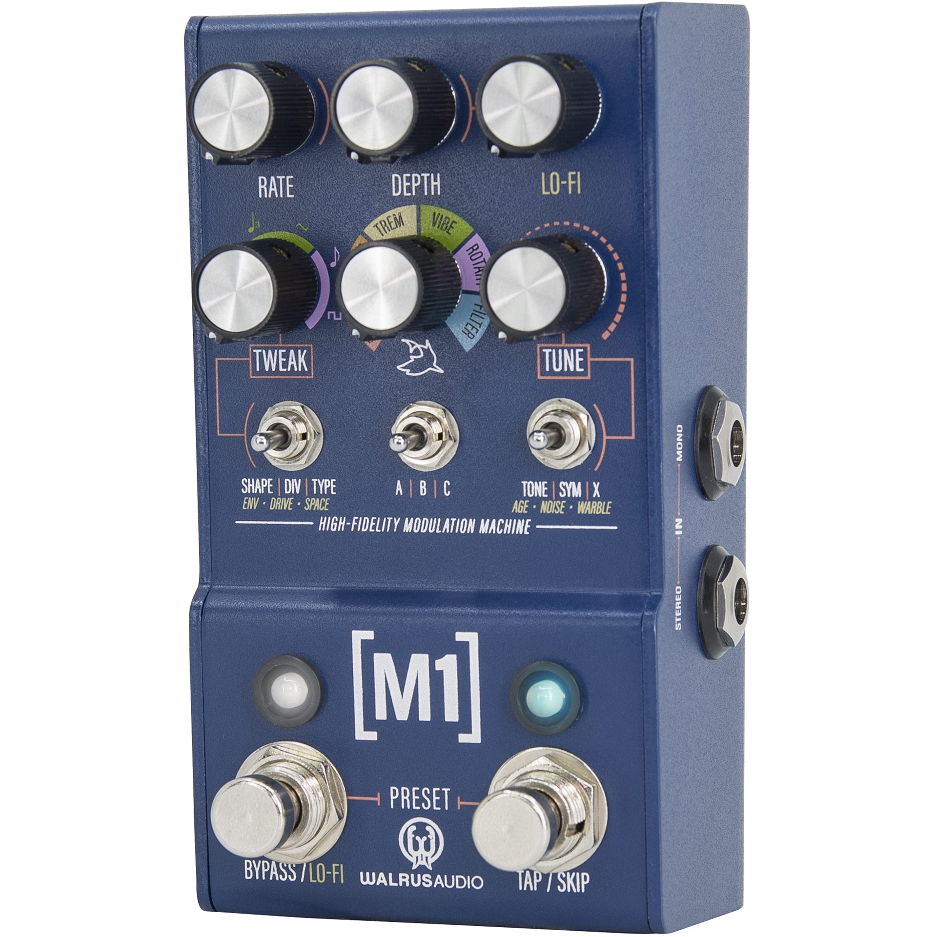 Walrus Audio M1 Mako Series High Fidelity Modulation Machine Pedal