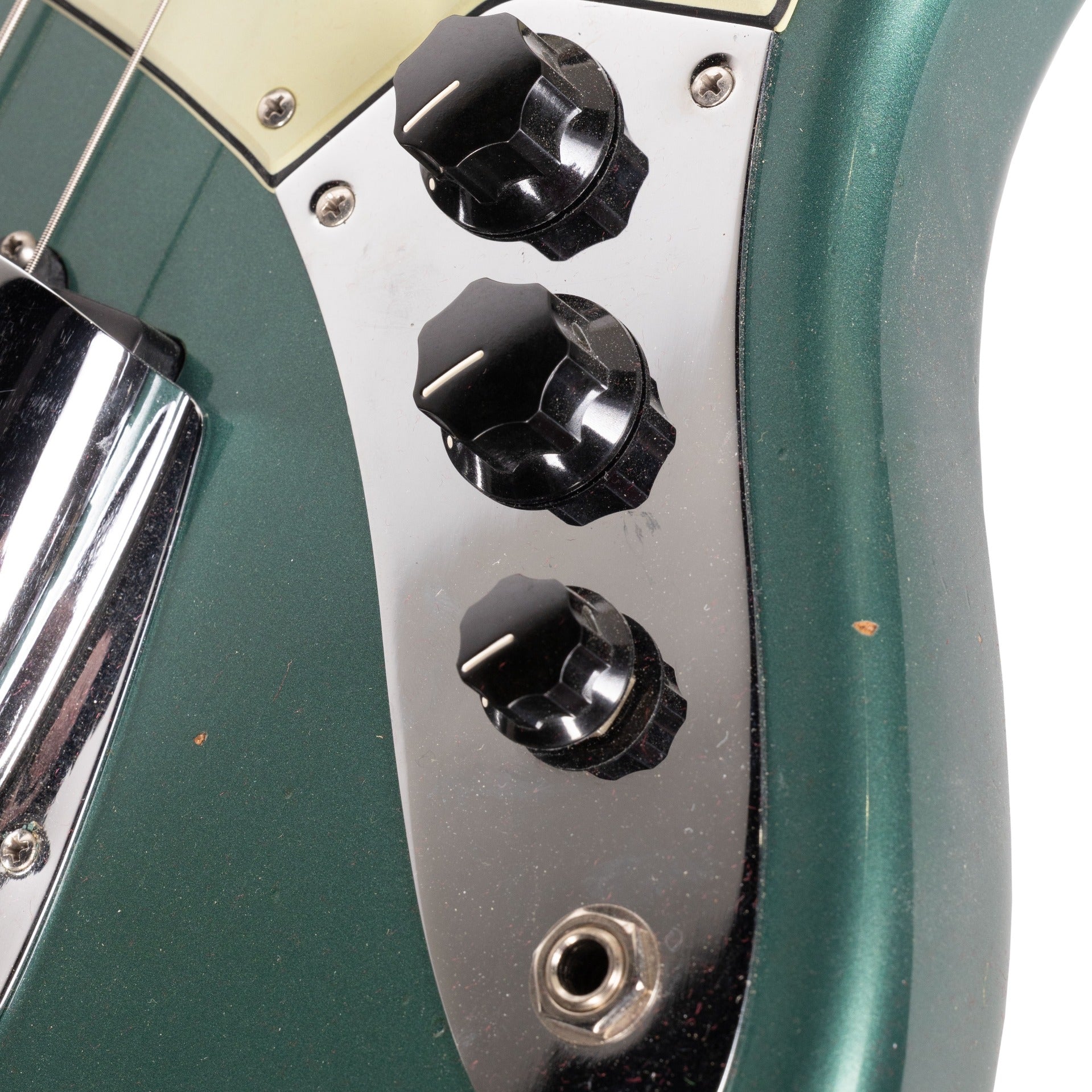 Fender Custom Shop 64 Jazz Bass Guitar Relic - Sherwood Green 