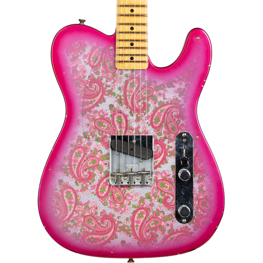 Fender Custom Shop 50's Esquire Relic Electric Guitar - Pink Paisley