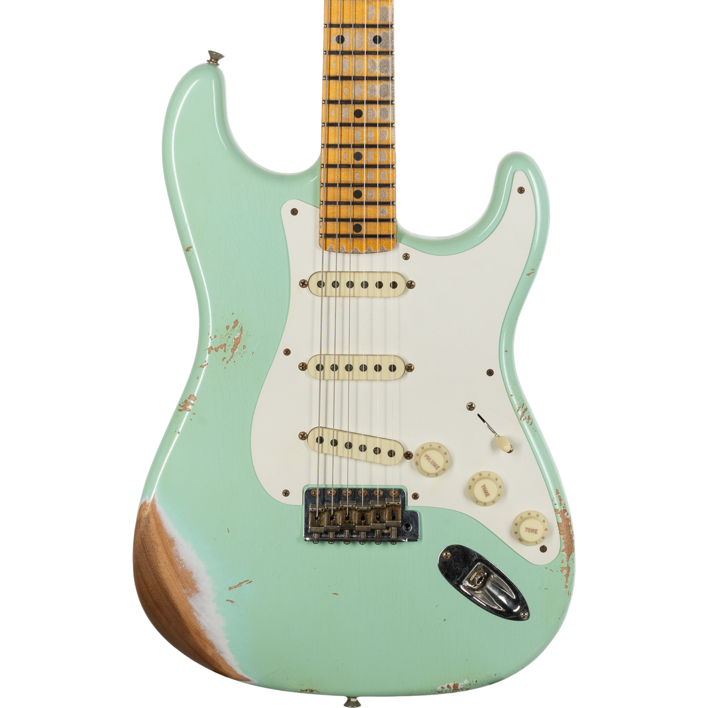 Fender Custom Shop 1957 Heavy Relic Stratocaster - Aged Surf Green