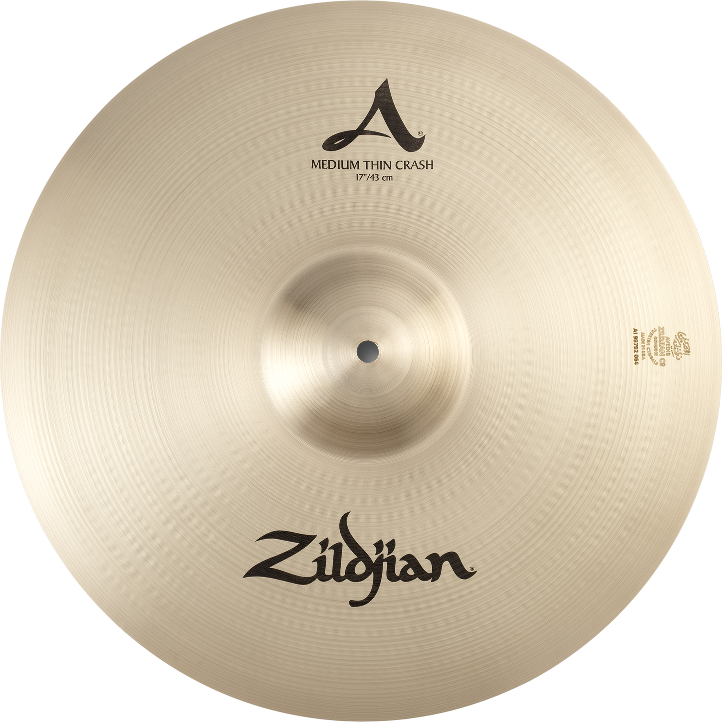 Zildjian 17” A Series Medium Thin Crash Cymbal