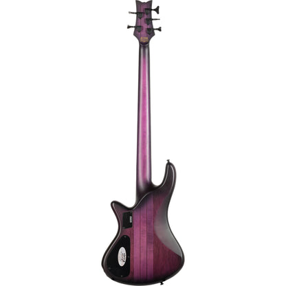 Schecter Stiletto Studio-5 5-String Bass Guitar - Transparent Purple