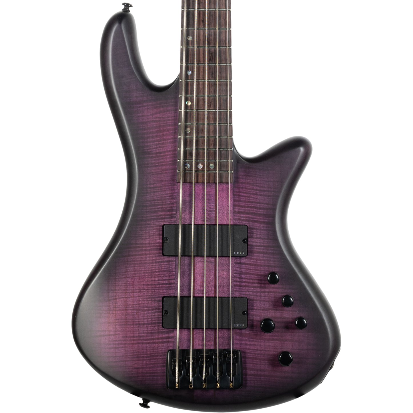 Schecter Stiletto Studio-5 5-String Bass Guitar - Transparent Purple