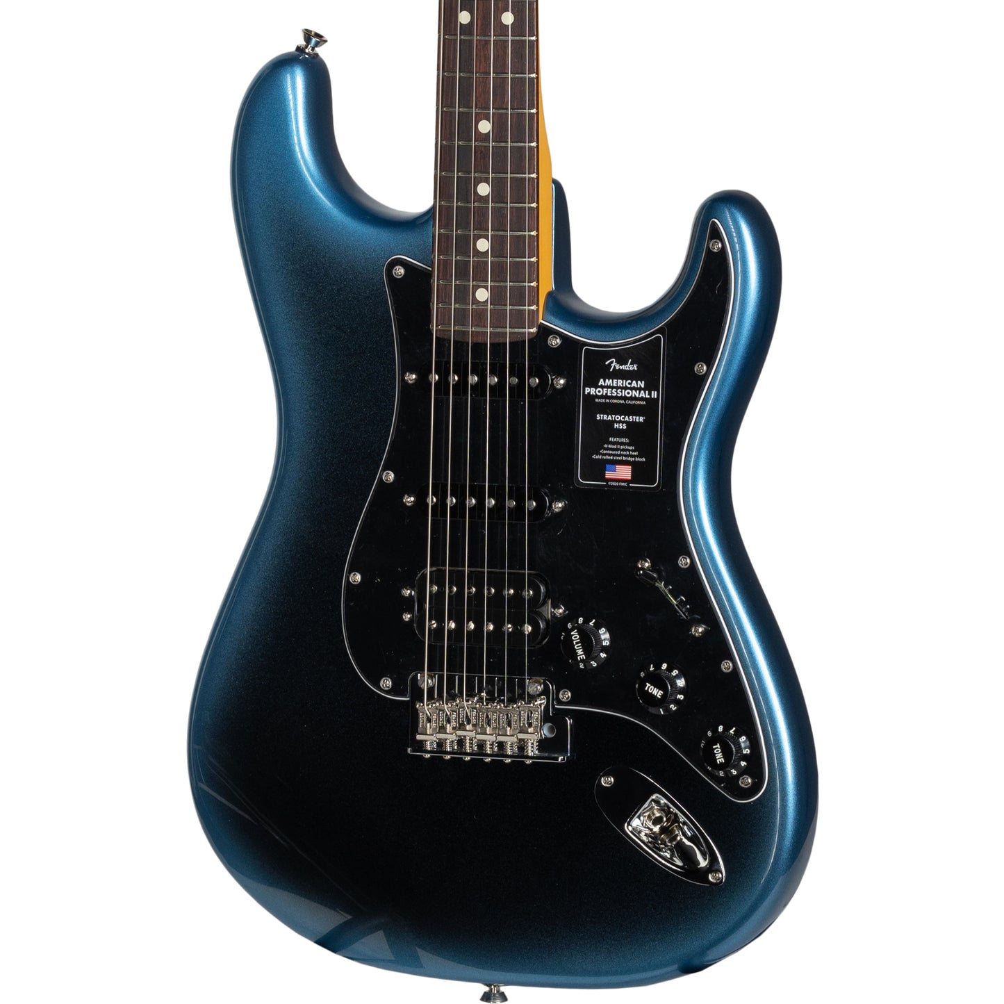 Fender American Professional II Stratocaster HSS - Rosewood Fingerboard, Dark Night