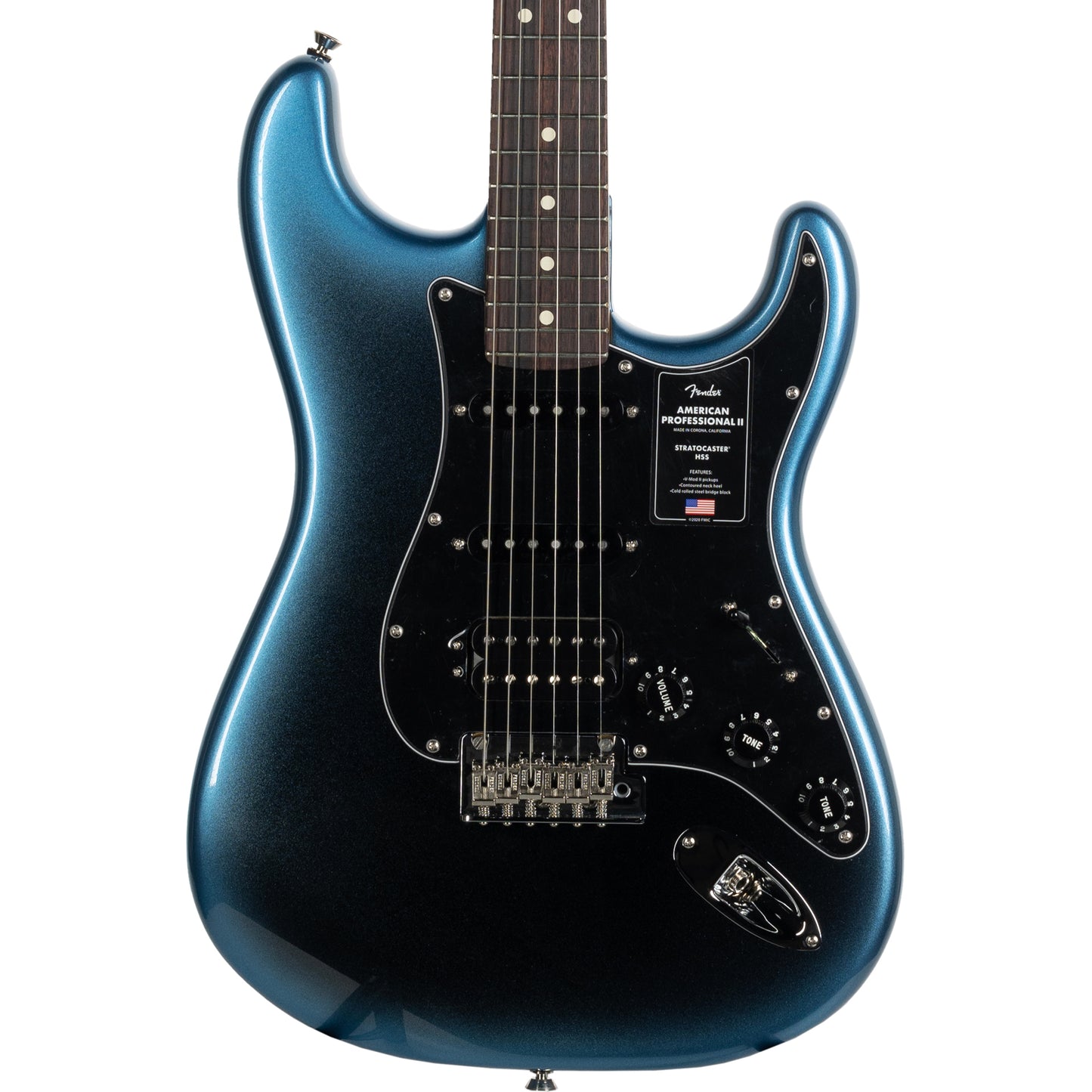 Fender American Professional II Stratocaster HSS - Rosewood Fingerboard, Dark Night