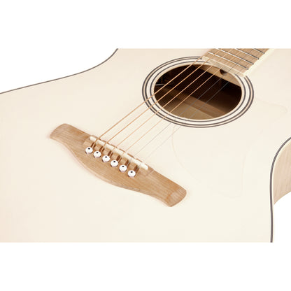 Ibanez AAM370EOAW Open Pore Acoustic Electric Guitar, Antique White