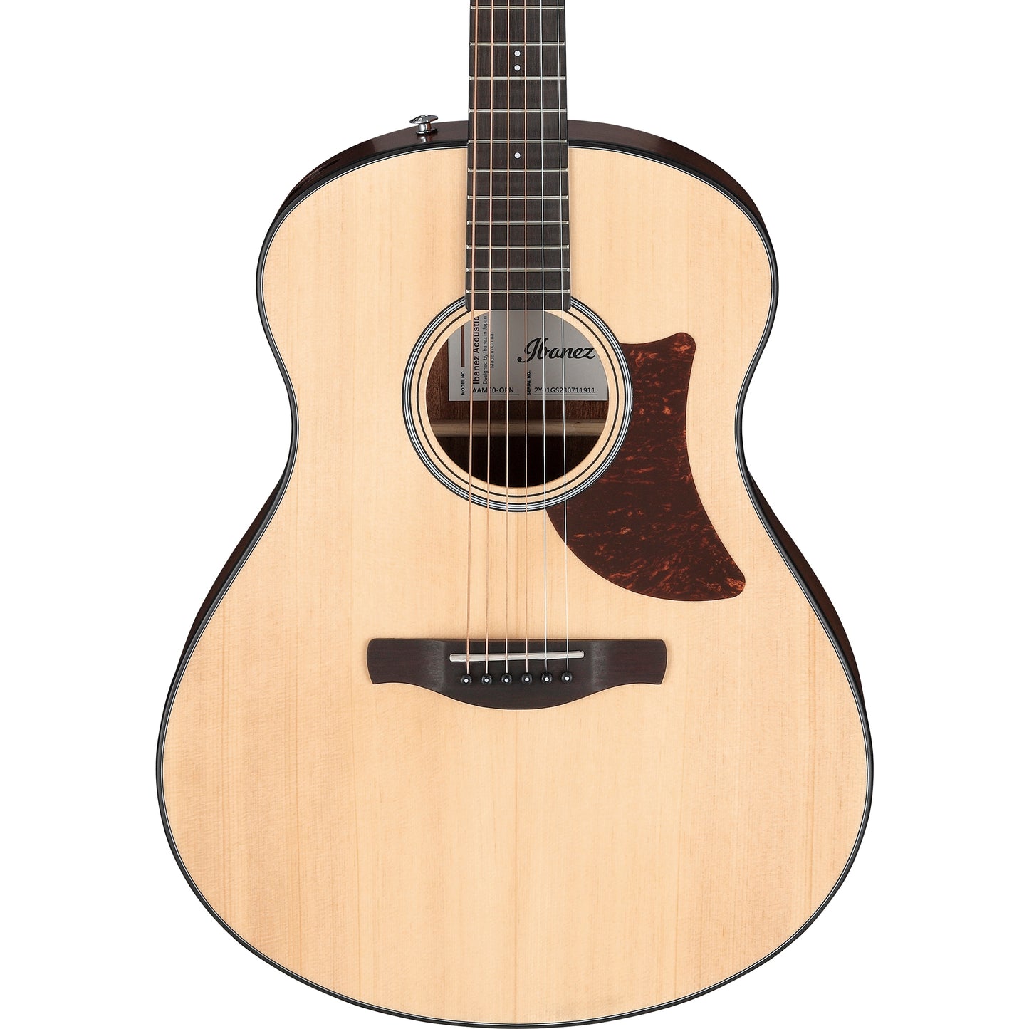 Ibanez AAM50 Advanced Acoustic Series Acoustic Guitar, Open Pore Natural