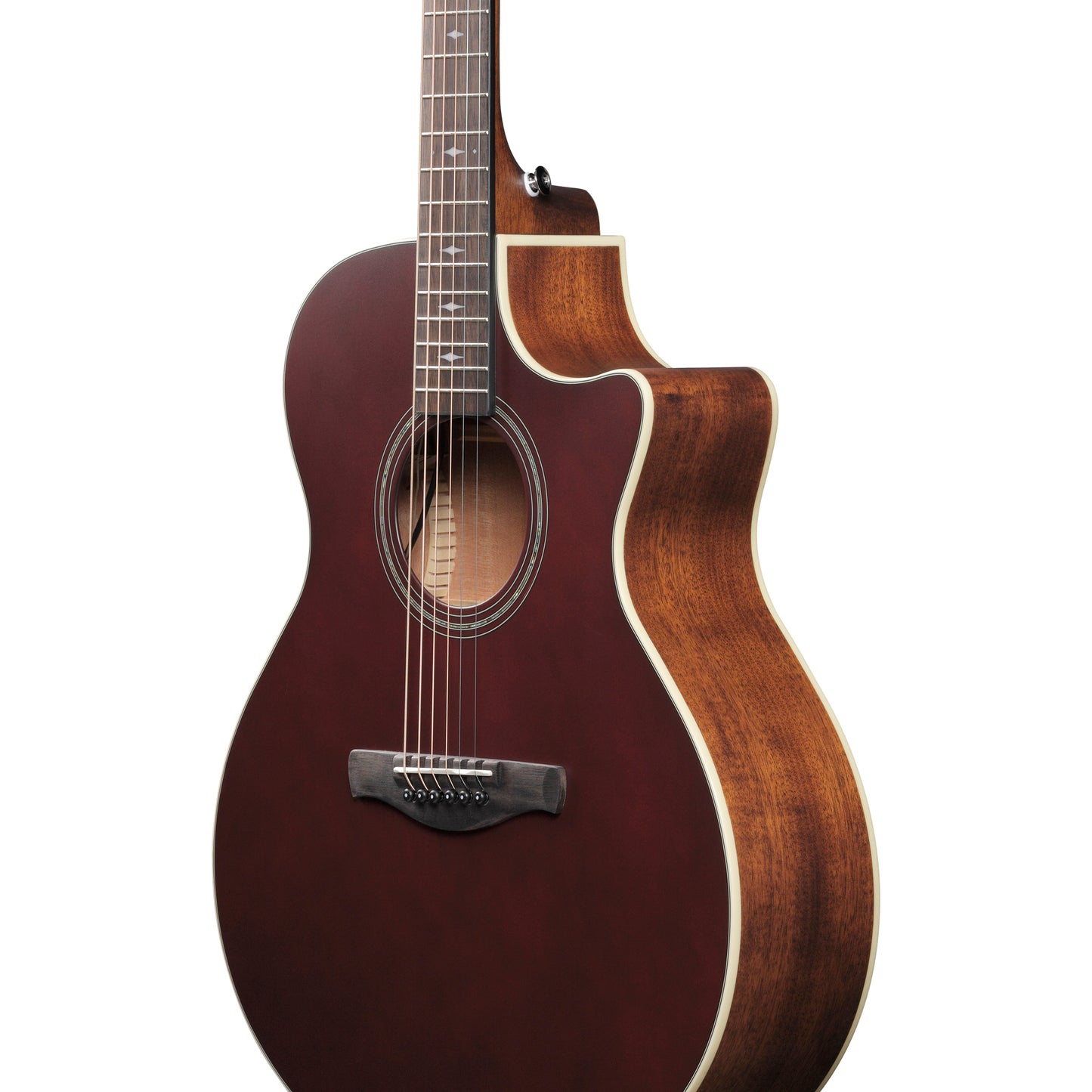 Ibanez AE100BUF AE Acoustic Electric Guitar, Burgundy Flat