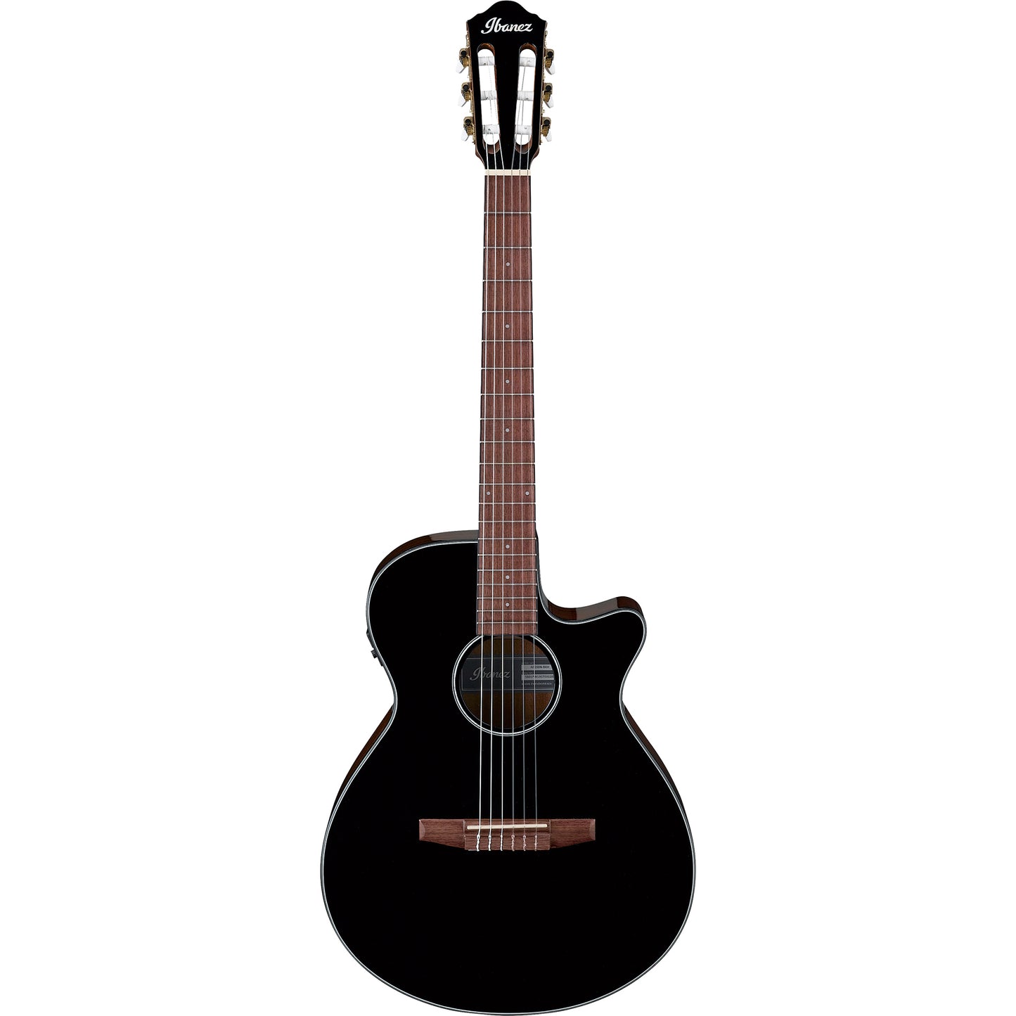 Ibanez AEG50NBKH AEG Acoustic Electric Guitar, Black High Gloss