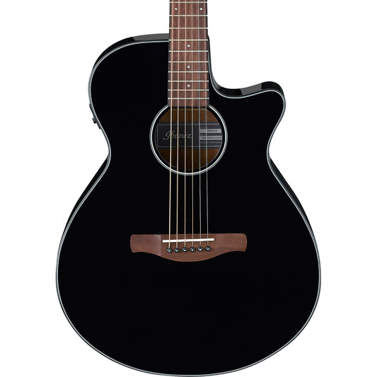 Ibanez AEG50BK AEG Series Acoustic Guitar, Black High Gloss