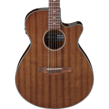 Ibanez AEG62NMH AEG Series Acoustic Guitar, Natural Mahogany High Gloss