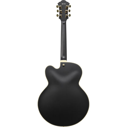 Ibanez AF75GBKF Artcore Hollow Body Electric Guitar, Black Flat